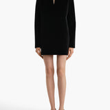 Khaite - Aleena Dress in Black Velvet