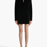 Khaite - Aleena Dress in Black Velvet