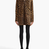 Khaite - Aleena Dress in Leopard Print Haircalf