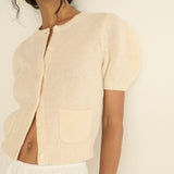 DOEN - ALESIA CASHMERE CARDIGAN - - DOGWOOD