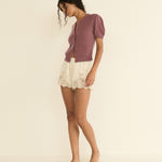 DOEN - ALESIA CASHMERE CARDIGAN - - ROSE MAUVE