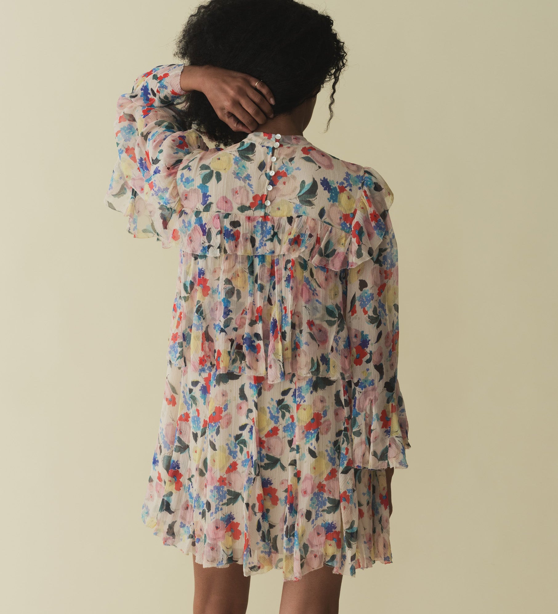 DÔEN - ALETTE DRESS -- FLEUR DU MATIN