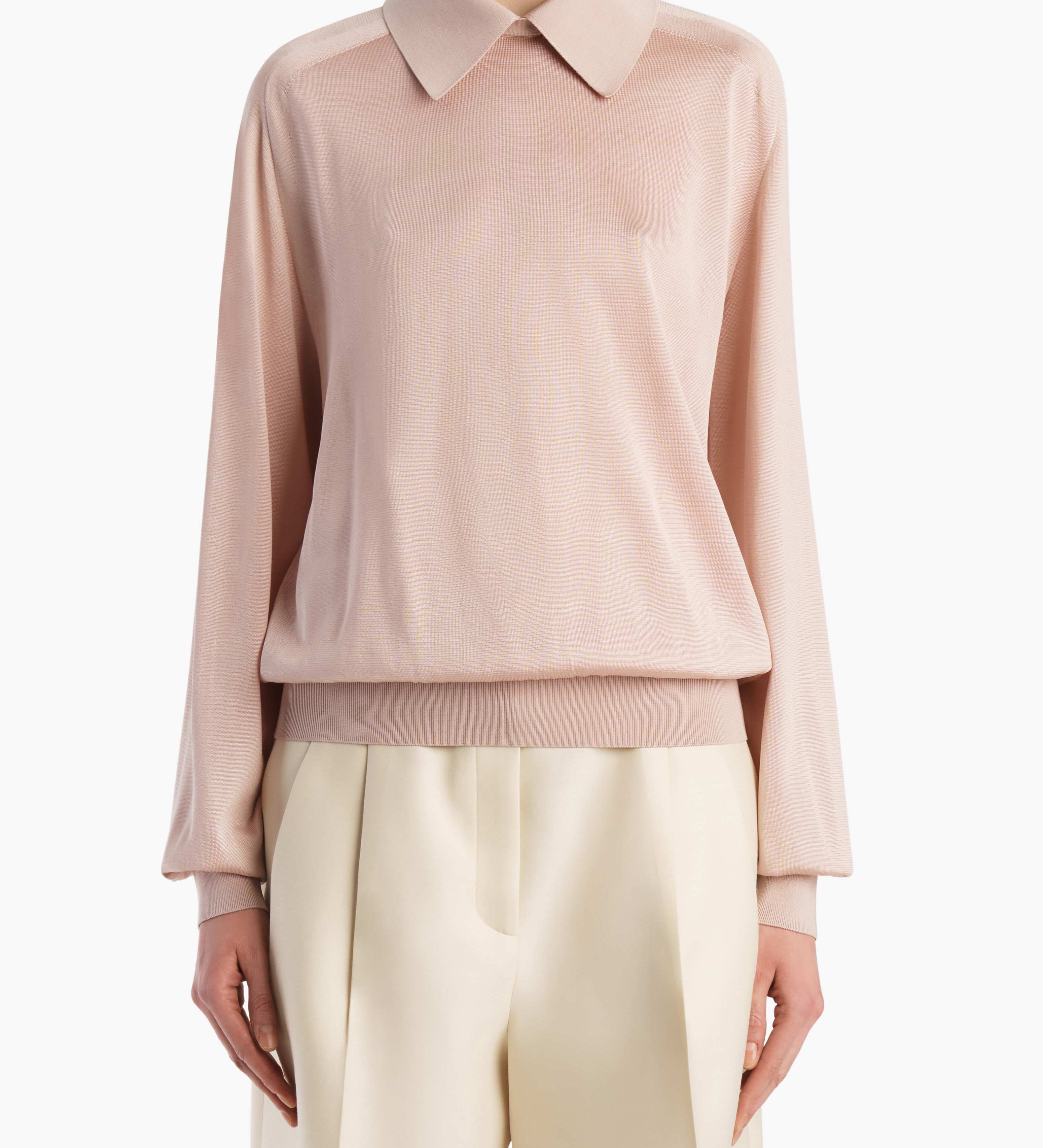 Khaite - Alexa Top in Dusty Rose