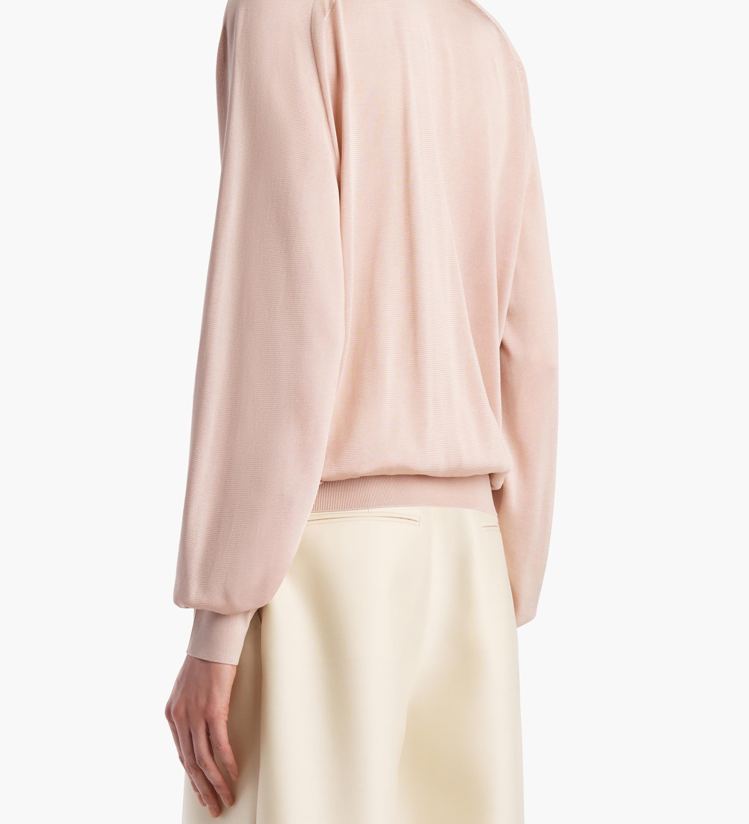 Khaite - Alexa Top in Dusty Rose