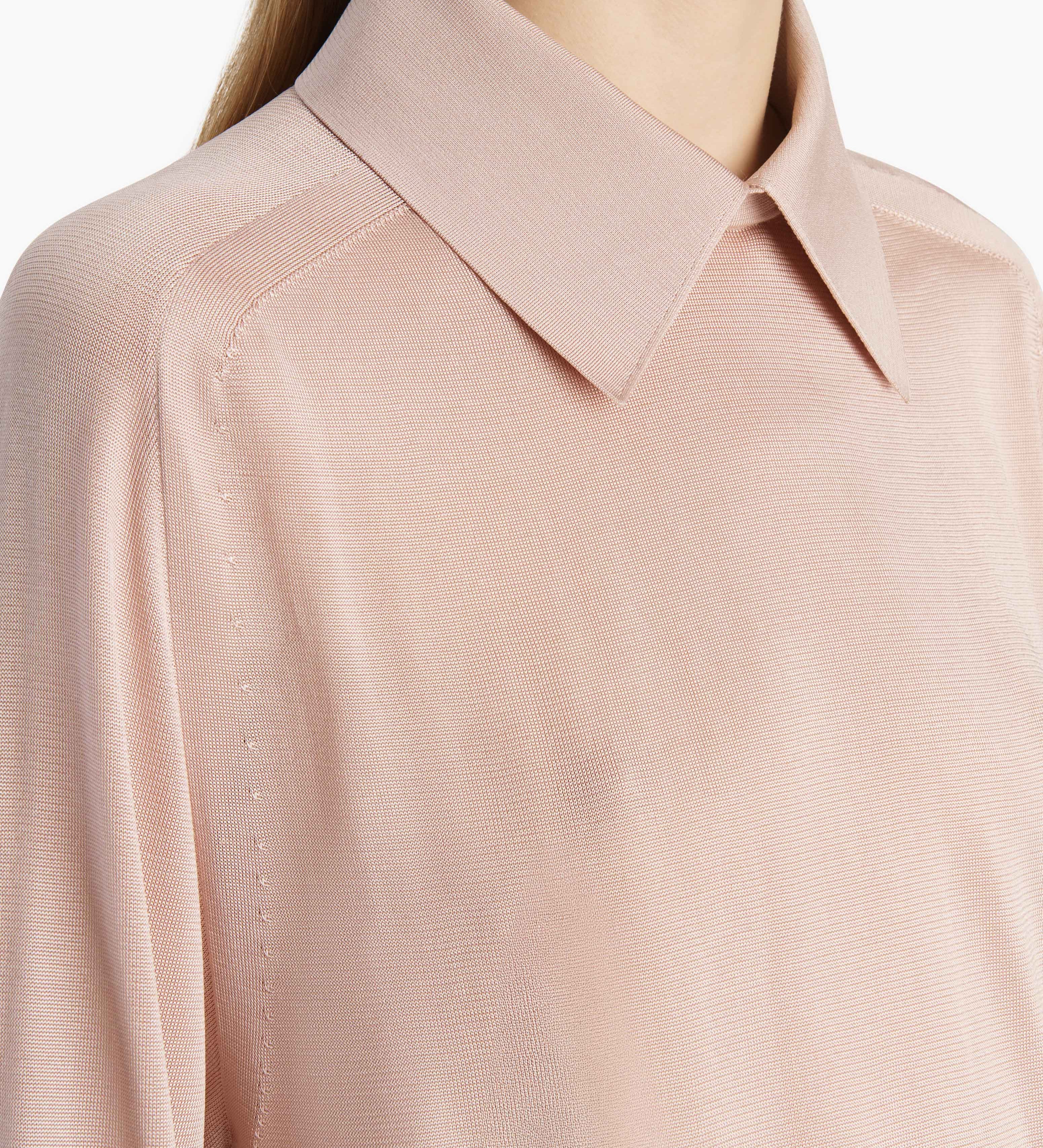 Khaite - Alexa Top in Dusty Rose