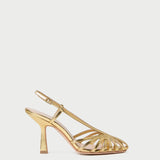 Loeffler Randall - Alexandra Gold Slingback Heeled Sandal