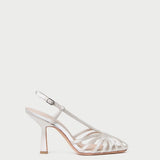 Loeffler Randall - Alexandra Cream Slingback Heeled Sandal