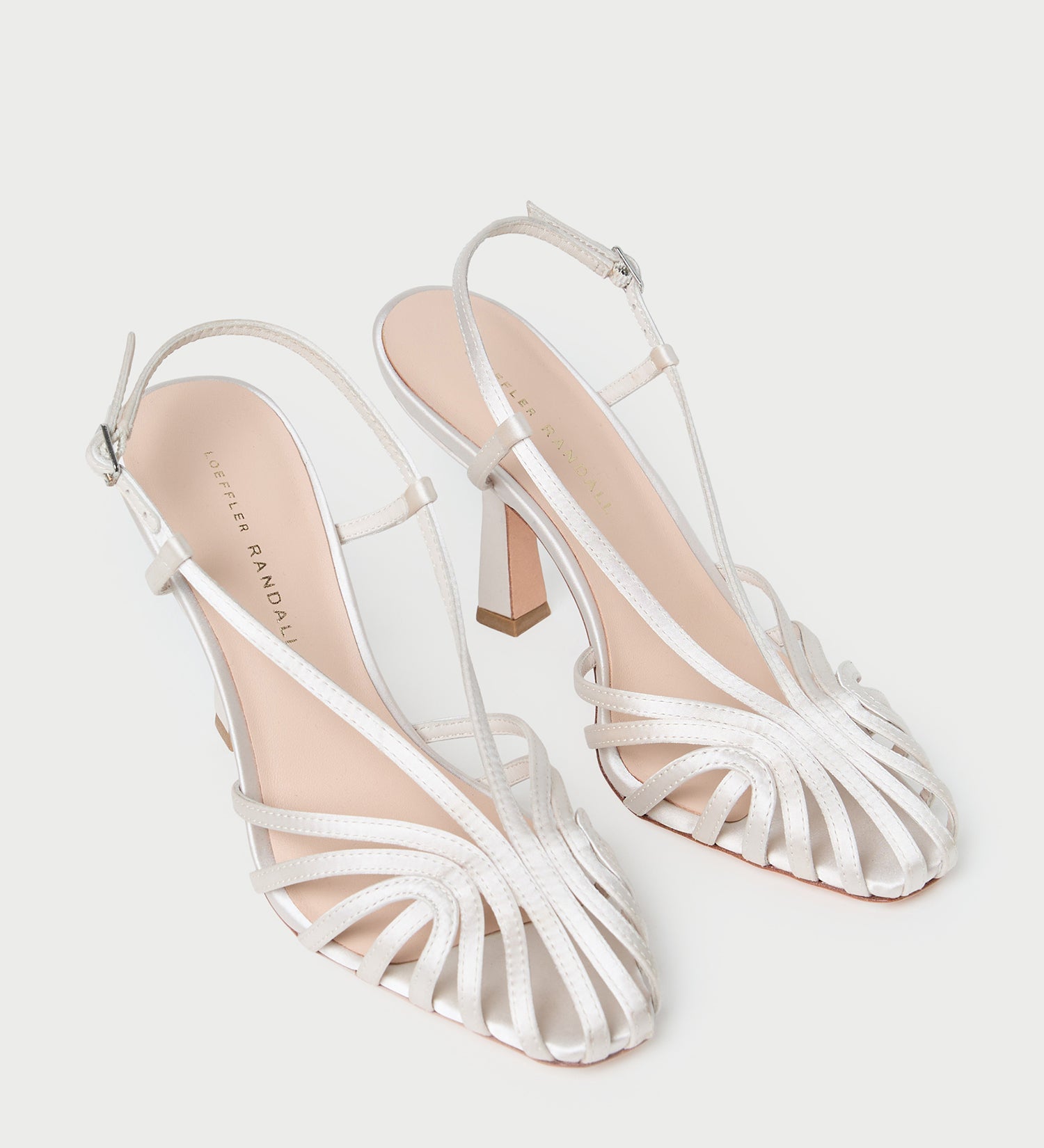 Loeffler Randall - Alexandra Cream Slingback Heeled Sandal