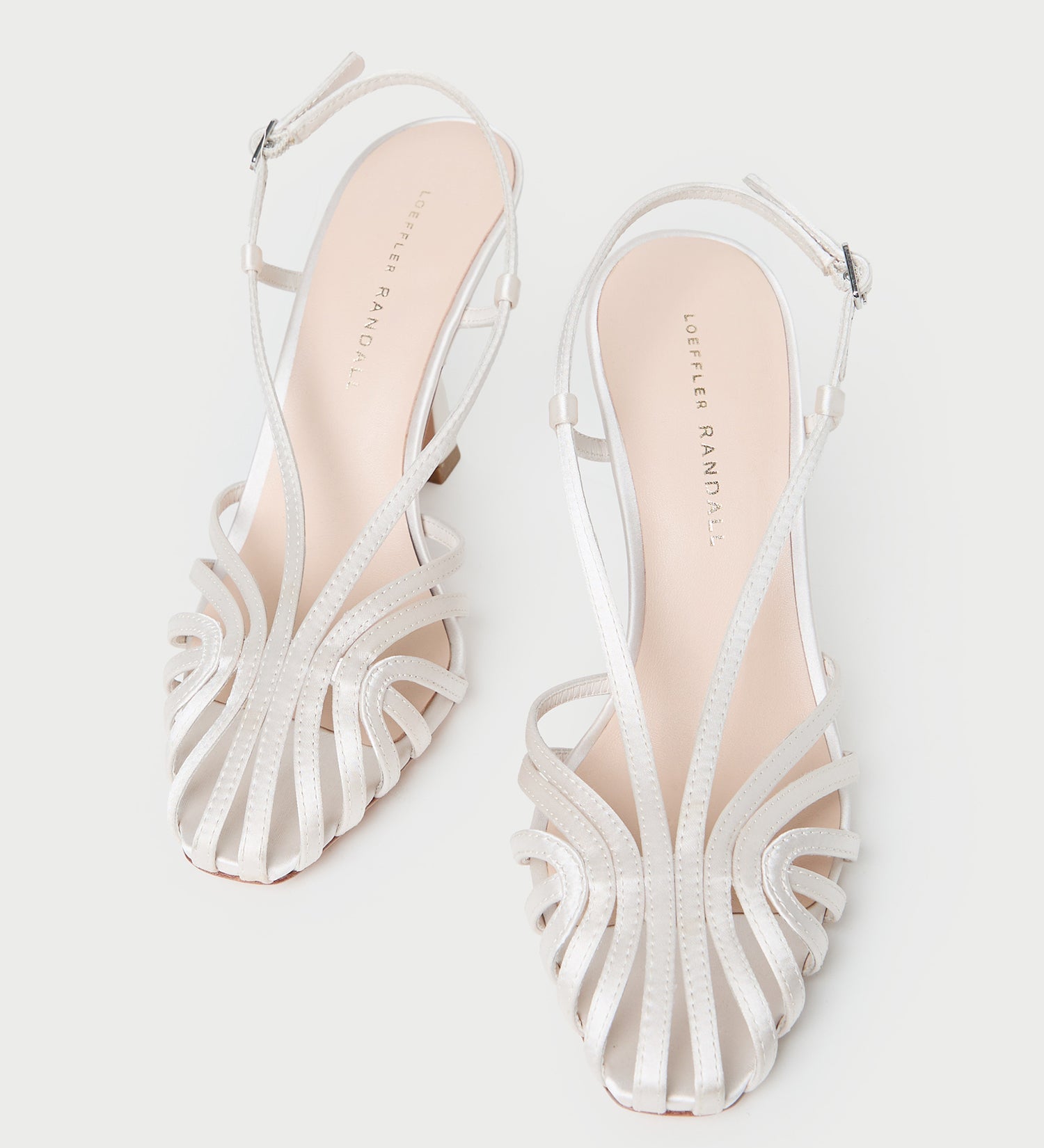Loeffler Randall - Alexandra Cream Slingback Heeled Sandal