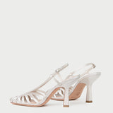 Loeffler Randall - Alexandra Cream Slingback Heeled Sandal