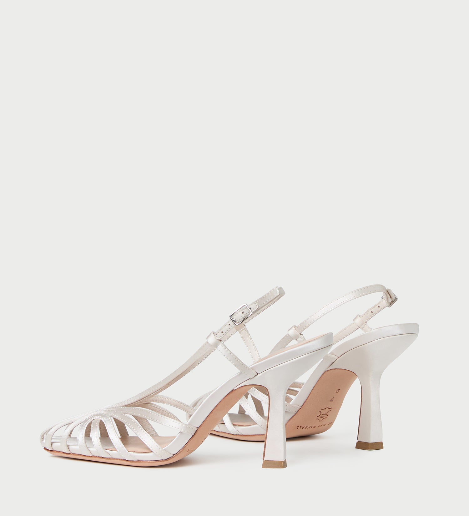 Loeffler Randall - Alexandra Cream Slingback Heeled Sandal