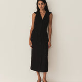 DÔEN - ALEXANDRIA DRESS -- BLACK