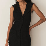 DÔEN - ALEXANDRIA DRESS -- BLACK