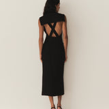 DÔEN - ALEXANDRIA DRESS -- BLACK
