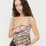 Loeffler Randall - Alexei Zebra Crossbody