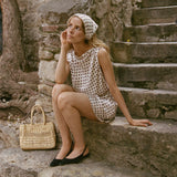 DÔEN - ALFREDA DRESS -- FRANCOISE FOULARD