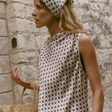 DÔEN - ALFREDA DRESS -- FRANCOISE FOULARD