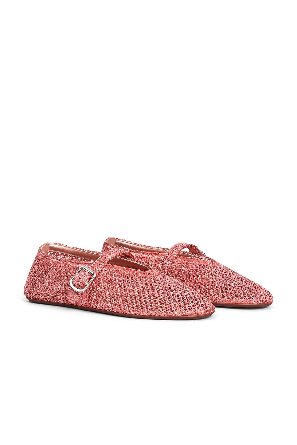 Alaia ballet flat in corail