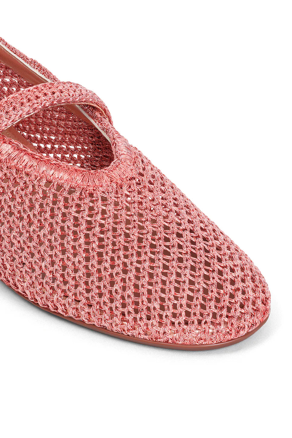 Alaia ballet flat in corail