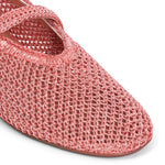 Alaia ballet flat in corail