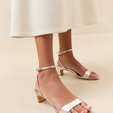 Loeffler Randall - Alice Champagne Leather Sandal