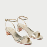 Loeffler Randall - Alice Champagne Leather Sandal