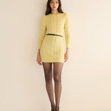 DÔEN - ALICE CASHMERE DRESS -- BUTTERCUP