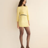 DÔEN - ALICE CASHMERE DRESS -- BUTTERCUP