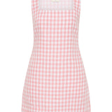Posse - ALICE MINI DRESS - PINK GINGHAM