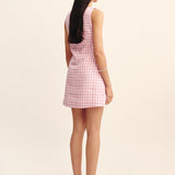 Posse - ALICE MINI DRESS - PINK GINGHAM