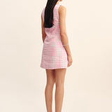 Posse - ALICE MINI DRESS - PINK GINGHAM