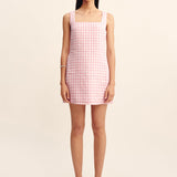 Posse - ALICE MINI DRESS - PINK GINGHAM