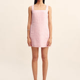 Posse - ALICE MINI DRESS - PINK GINGHAM