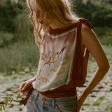 DOEN - ALIETTE TOP - - GALLOPS FOULARD