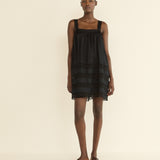 DOEN - ALOISE DRESS - - BLACK