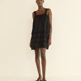 DOEN - ALOISE DRESS - - BLACK