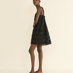 DOEN - ALOISE DRESS - - BLACK