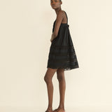 DOEN - ALOISE DRESS - - BLACK