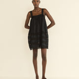 DOEN - ALOISE DRESS - - BLACK