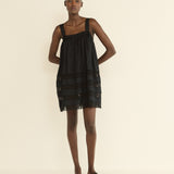 DOEN - ALOISE DRESS - - BLACK