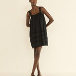 DOEN - ALOISE DRESS - - BLACK