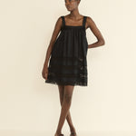 DOEN - ALOISE DRESS - - BLACK