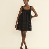 DOEN - ALOISE DRESS - - BLACK