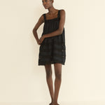 DOEN - ALOISE DRESS - - BLACK