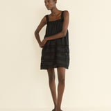 DOEN - ALOISE DRESS - - BLACK