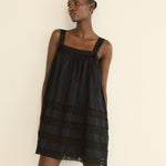 DOEN - ALOISE DRESS - - BLACK