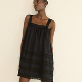 DOEN - ALOISE DRESS - - BLACK