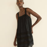 DOEN - ALOISE DRESS - - BLACK