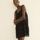 DOEN - ALOISE DRESS - - BLACK