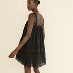DOEN - ALOISE DRESS - - BLACK